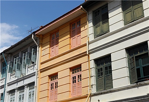 传统,房子,新加坡