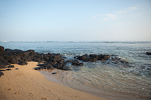 海滩,海洋,夏威夷