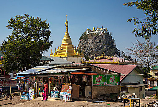 缅甸,曼德勒,省,波芭山