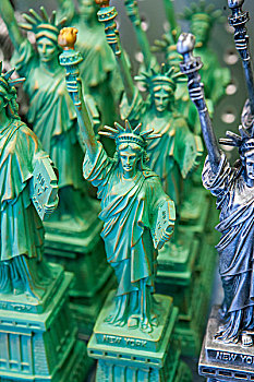 自由女神像,纪念品,橱窗,曼哈顿,纽约,美国