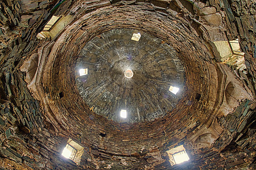 穹顶,拉巴特,15世纪,驿站,室内,省,吉尔吉斯斯坦,亚洲