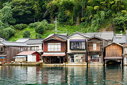 水,房子,日本