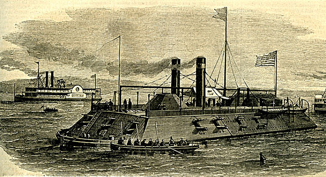 美洲,战争,船,靠近,湾,美国,北美,历史,插画,1898年