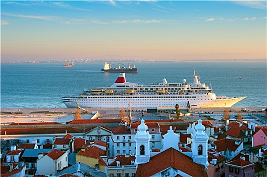 里斯本,港口,葡萄牙
