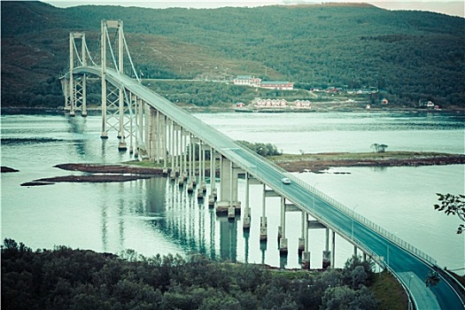 桥,河,挪威