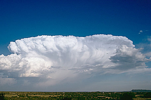 美国,科罗拉多,巨大,乌云,上方,区域