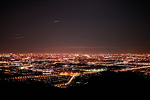 北京,夜景,华灯初上