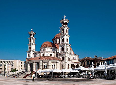 耶稣,东正教,大教堂,阿尔巴尼亚,欧洲