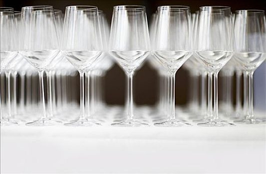 白葡萄酒杯,桌子,白色,桌布