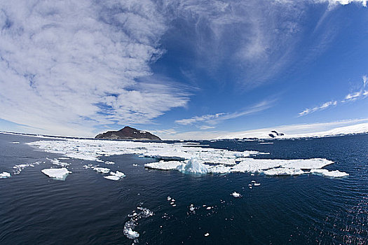浮冰,海洋,保利特岛,南极半岛,南极