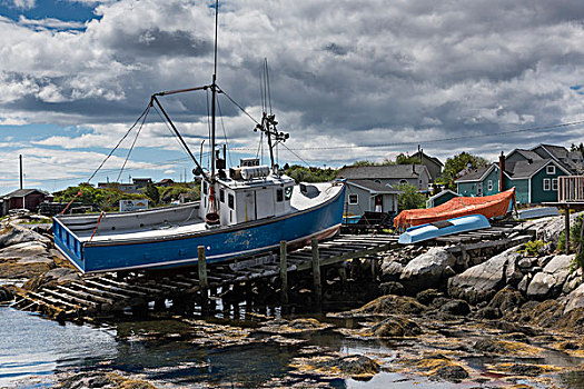 渔船,码头,西部,多佛,哈利法克斯,新斯科舍省,加拿大