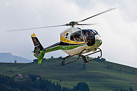 直升飞机,瑞士,欧洲