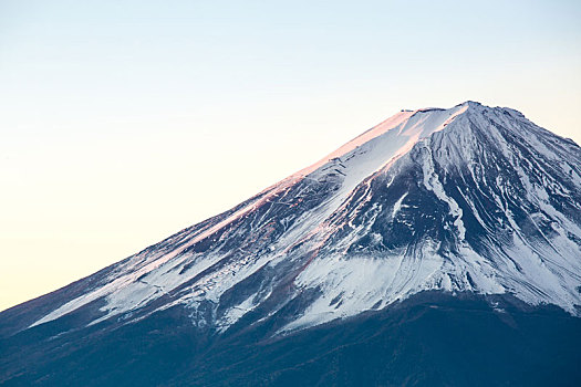 山,富士山,日出,日本