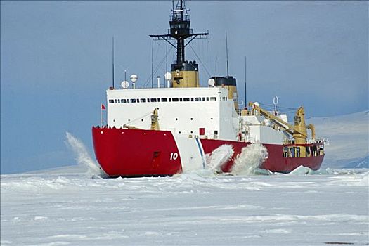 海岸警卫队,破冰船,海冰,普罗旺斯地区艾克斯,冰,水道,海洋生物,南极