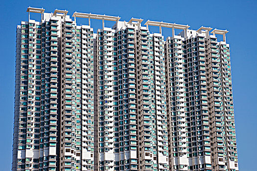 中国,香港,特色,住宅,公寓楼