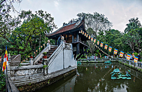 越南河内独柱寺寺院