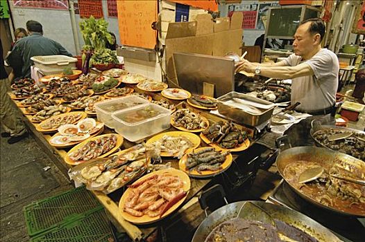 海鲜食品,九龙,香港,瓷器