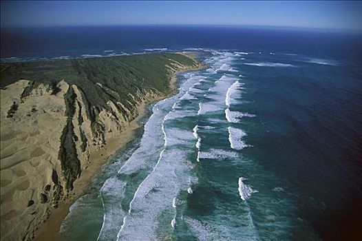 航拍,海岸线,岬角,累西腓,自然保护区,南非