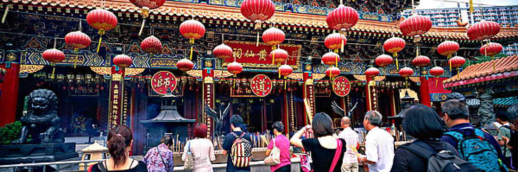 黃大仙祠,九龙,香港