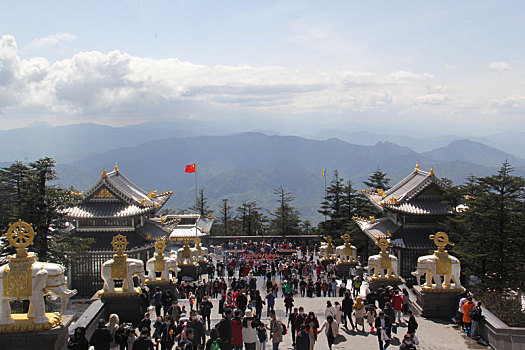 峨眉山,金顶