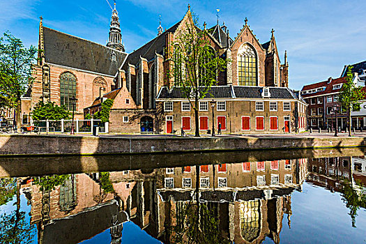 运河,城市,中心,阿姆斯特丹,荷兰