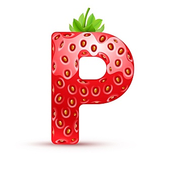草莓,字体