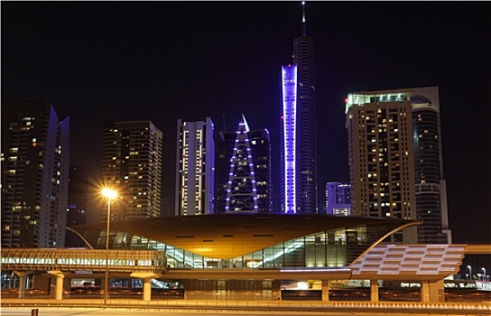 地铁站,迪拜