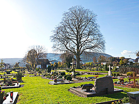 福音派,墓地,北莱茵威斯特伐利亚,德国