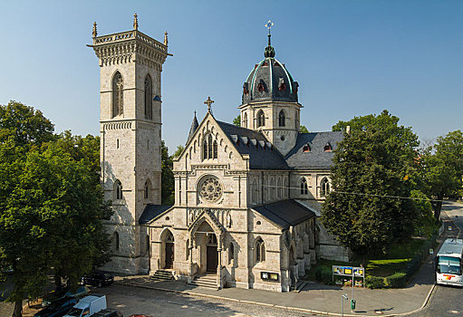 神圣,心形,教堂,1891年,魏玛,图林根州,德国,欧洲