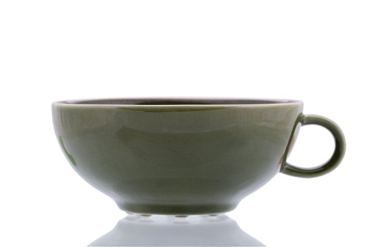 绿色,陶瓷,杯子