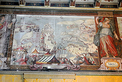马耳他总统府内的壁画