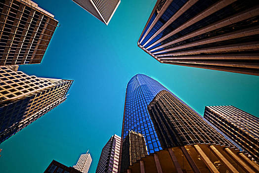 现代建筑,仰视,建筑