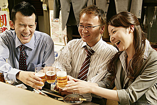 男人,女人,日式,酒吧