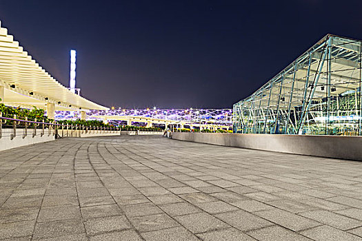 人行道,屋顶,建筑,城市,夜晚