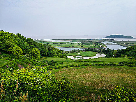 九龙山,海岛游艇码头,高尔夫,旅游山庄