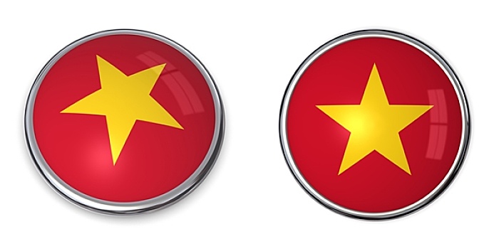 旗帜,扣,越南