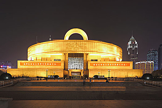 上海博物馆夜景