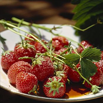 草莓,香醋
