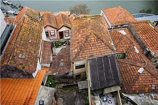 屋顶,传统,葡萄牙,房子