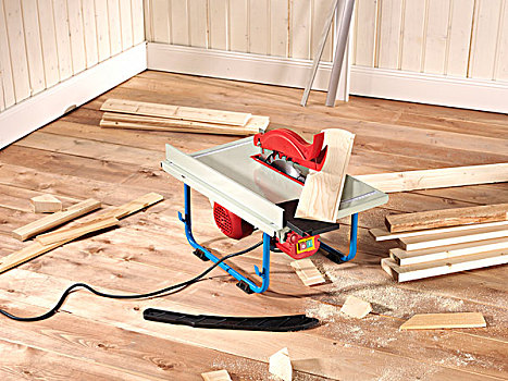桌子,木头,锯,房间,地面