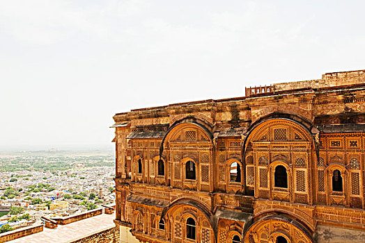 堡垒,城市,梅兰加尔古堡,拉贾斯坦邦,印度