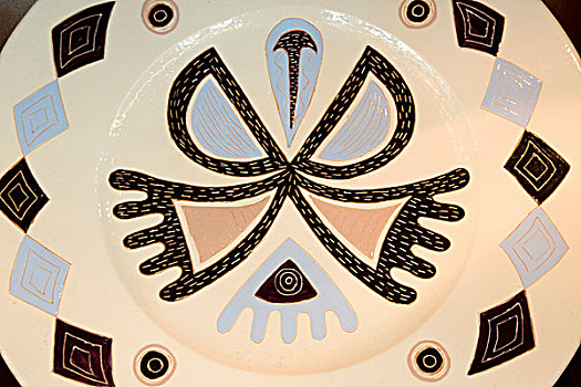 法属玻利尼西亚,社会群岛,玻利尼西亚,造型,陶瓷,盘子