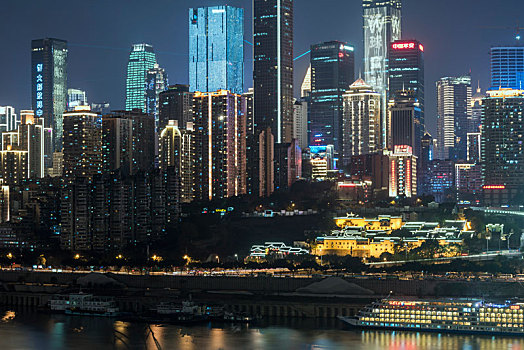 重庆渝中区城市夜景