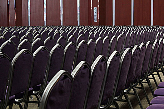 剧场,椅子,排列,整齐,安静,光线