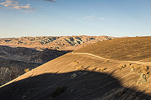 风景,火山口,死亡谷国家公园,加利福尼亚,美国
