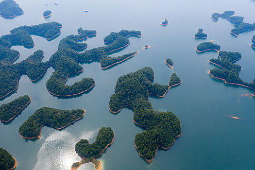 航拍千岛湖风光