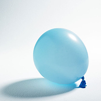 蓝色,气球