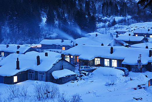 东北雪景