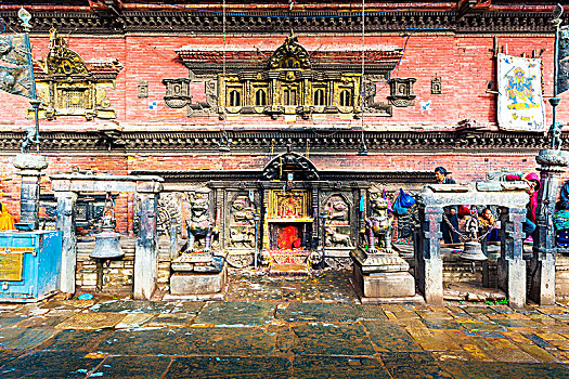 庙宇,巴克塔普尔,尼泊尔,亚洲