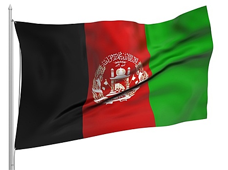飞,旗帜,阿富汗,国家